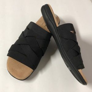Black sandal Life Stride Black Sandals 6 1/2 black NWT
